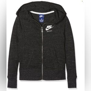 Youth Small Nike Charcoal Full-Zip Hoodie Girls